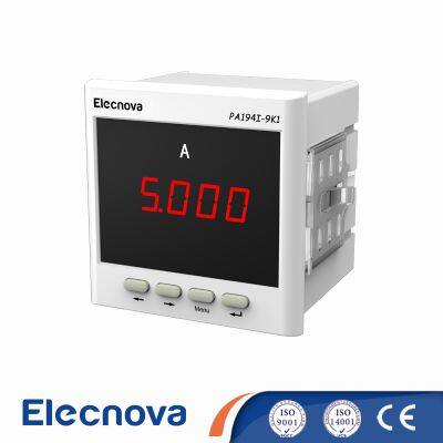 PA194I-9K1 96*96mm Single Phase Digital Panel ac Micro Ammeter With Analog Output RS485 photo-2