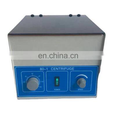 Electronic 80-1 Low Speed 6 8 12 Tubes Buckets Centrifuge for Lab