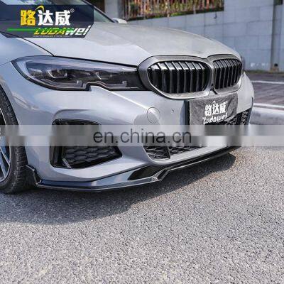 For BMW 3 Series G20 MP Style Gloss Black Front Lip G20 Front Spoiler Exterior Front Bumper Lip photo-5