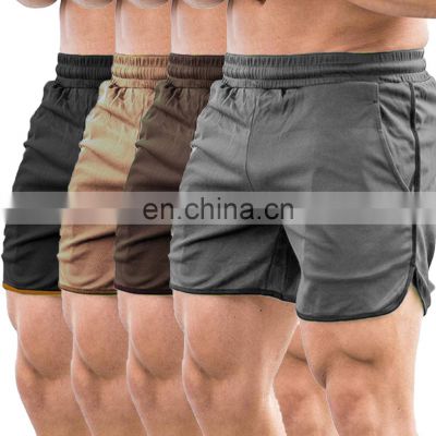 Men Running Shorts Bodybuilding Muscle Training Sportswear Exercise Gym Shorts