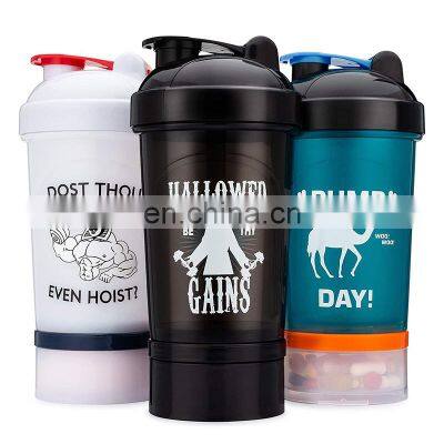 20oz wholesale high quality outdoor plastic recycle sustainable workout gym durable portable glitter shaker bottle