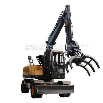 4 wheels drive  excavator china wheel excavator earth-moving machine