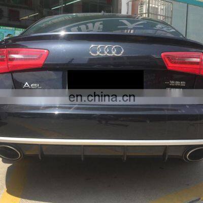 A6 or S6 C7 Rear Diffuser With Tailpipe For Audi A6 or S6 C7 Audi Diffuser 2012 2013 2014 2015 photo-3