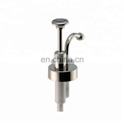 High Quality 1cc 2cc Dosage 33mm Brass Finished Glass Bottle Lotion Pump 24/400 Liquid Soap Pump Stopper photo-4