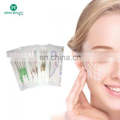 High Quality face lift thread for V lifting American CE approved PCL 4D Cog Thread L Blunt cannula  threadlift