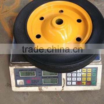 solid rubber wheel