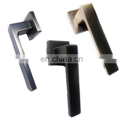 Matt with SN or GP color Zinc Alloy Interior Square Lever luxury Door Handle antique door handles