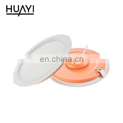 HUAYI High Performance SMD Recessed 3w 6w 10w 15w 18w 20w Square Round Indoor Living Room LED Panel Light