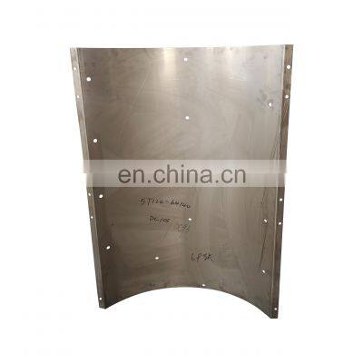 kubota DC105 DC93 harvester parts 5T124-64140 stainless steel groove cover plate PLATE(BONNET INSIDE)