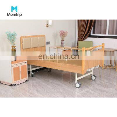 Fast Delivery Hospital Equipment China Supplier Manual Luxurious 2 Function Medical Nursing Bed For Elderly