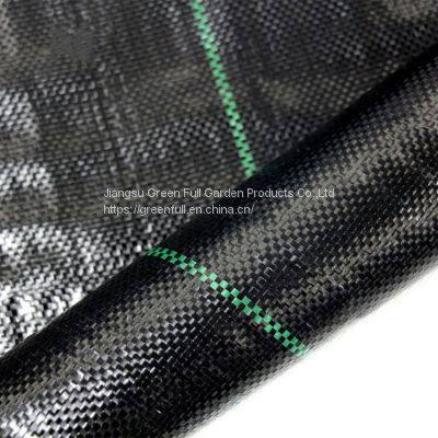 100GSM Green Line Landscape Fabric Mat Ground Cover Matting for Gardens photo-3