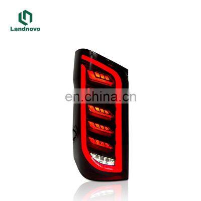 Landnovo body parts upgrade car new design led taillight For Mercedes-benz Vito W447 (smoked black) LED taillight