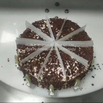 Commercial Automatic Popular Frozen Round Cake Cutting Machine With Paper Dividers Inserts photo-4