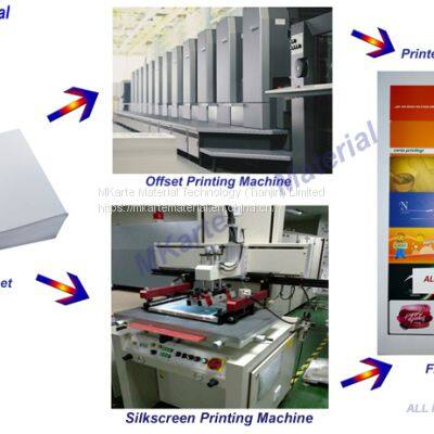 Offset Printable 0.12mm Pvc Core Sheet For Plastic Card Making