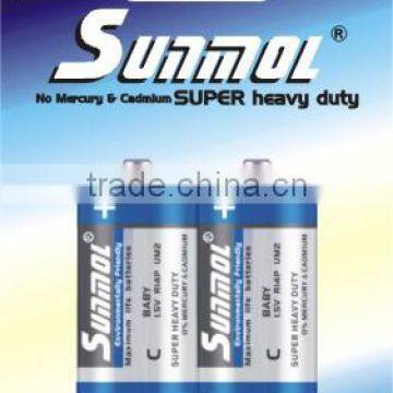 R14P Heavy Duty Zinc Carbon Battery