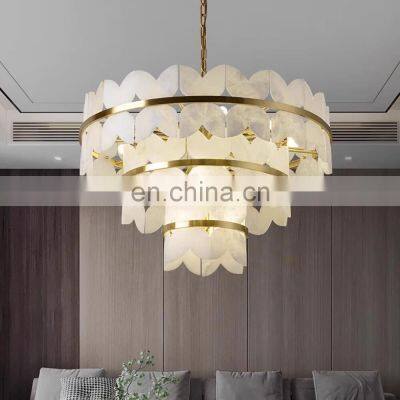 Modern Chandelier Luxury for Home Kitchen Dining Room Alabaster Chandelier photo-2
