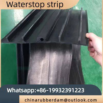 Rubber waterstop strip, embedded back adhesive steel edge bridge, tunnel construction joint, steel edge construction industry