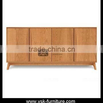 TV-070 Beautiful Cherry Wood TV Cabinet For Hilton Hotel