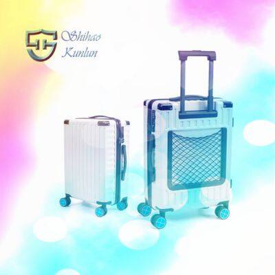 Custom Durable Waterproof Luggage 3 Set Travel Trolley Suitcase PC 4 Wheels Luggage photo-2