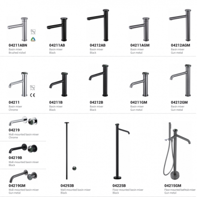 Easy Switching Between Cold and Hot Water Convenient Adjustment and Good Corrosion Resistance Separate Basin/bathtub Mixer photo-4