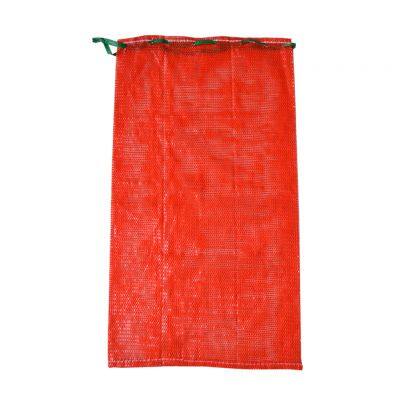 Wholesale Fruit and Vegetable Pp Drawstring Mesh Bag Custom Packing Garlic Tubular Pp Mesh Bag