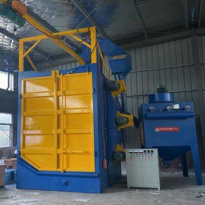 A versatile hook type shot blasting machine for professional cleaning of workpiece surfaces