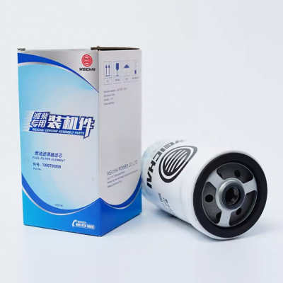 Weichai Diesel Filter Element 1000700909 Original Factory Genuine Fuel Filter Installation Parts