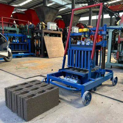 Semi-Automatic Portable Brick Making Machine Hollow Concrete Brick Molding Machinery Red Brick Making Machine Best Bricks for House Construction photo-2