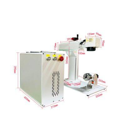 60w JPT Mini Fiber Laser Marking Machine for Silver and Gold Cutting Jewelry Business photo-3