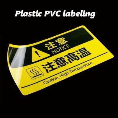 Folha de plástico PVC Adesivos de plástico Rótulo
