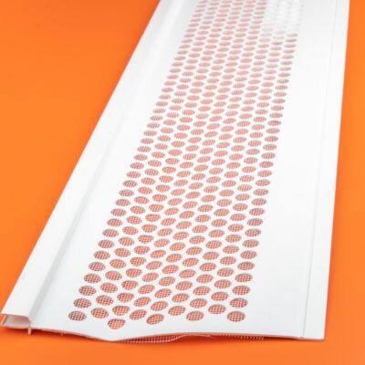USA Hot Selling PVC Gutter Guard Vinyl Mesh Guard zur Blattschutz