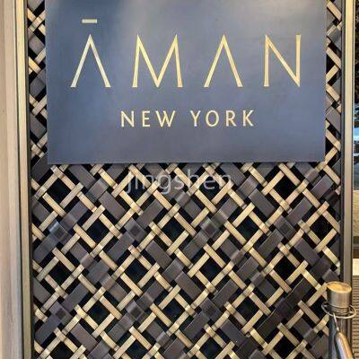 Metal Wire Mesh Woven Partition Wall for Building Exterior Curtain Walls, Stainless Steel Decorative Mesh for Hanging Panels photo-5