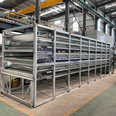 Large Output Heavy Cassava Dryer Drying Machine Continuous Conveyor Cassava Chain Link Dryer photo-4