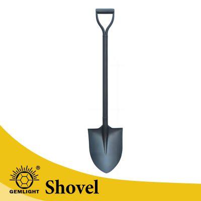Hand Shovels for Gardening – Durable Metal Shovel With Wood Shovel Handle for Garden Use