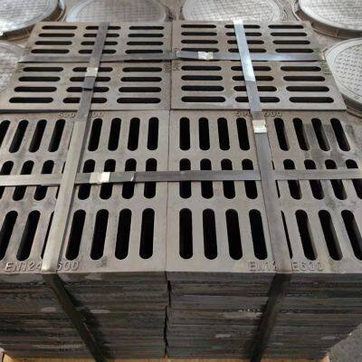En124 Standard Cast Iron Gully Grating / Storm Drain Cover for Municipal Construction