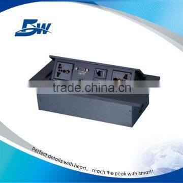 BW-T612 Office Furniture Tabletop Switch Socket/Pop Up Desk Power Outlet For Conference Table photo-4
