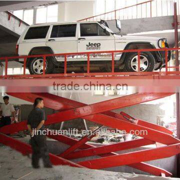 stationary hydraulic car scissor lift platform with high quality