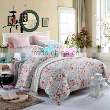 4pcs 100% cotton reactive printing bedding sets