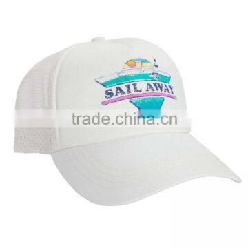 Wholesale Digital Screen Printing Mesh Hat 5 Panel Curve Brim Custom Trucker Cap photo-3