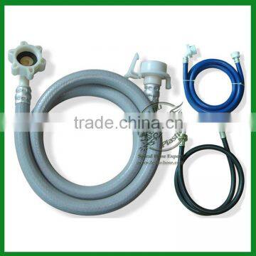 Rubber reinforced washing machine hose