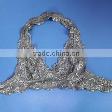 OEM Service Bling Floral Decorative Nice Lady Bra Top photo-5