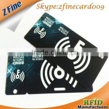 ZFine New Products pvc hard luggage key tag combo smart card