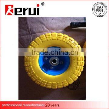 hand truck pu foam wheel 3.50-4 color pu tire 4.10/3.50-4