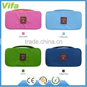 Women Girl Travel Cosmetic Makeup Toiletry Wash Storage Case Underwear Bra Lingerie Bag Organizer photo-5