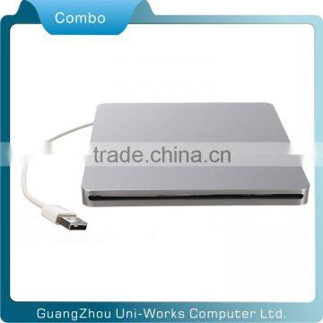 Super Slim USB 2.0 Slot-in Portable Optical combo Driver