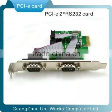 2-port Serial PCI-e Controller Card