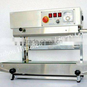 automatic plastic film sealing machine good sell vertical bag sealer aluminum foil bag sealer 900 model