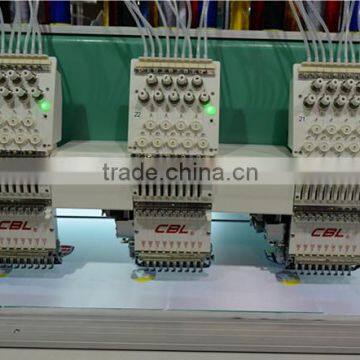 New condition 15 colors high speed flat computerized embroidery machine