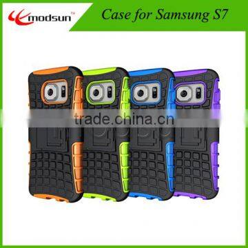 OEM mobile phone case for Samsung Galaxy S7 2 in 1 cover case