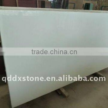 pure artificial white marble slabs